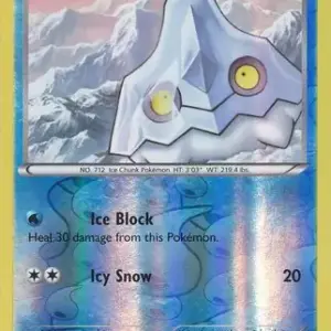 Steam Siege - 036/114 - Bergmite - Reverse Holo