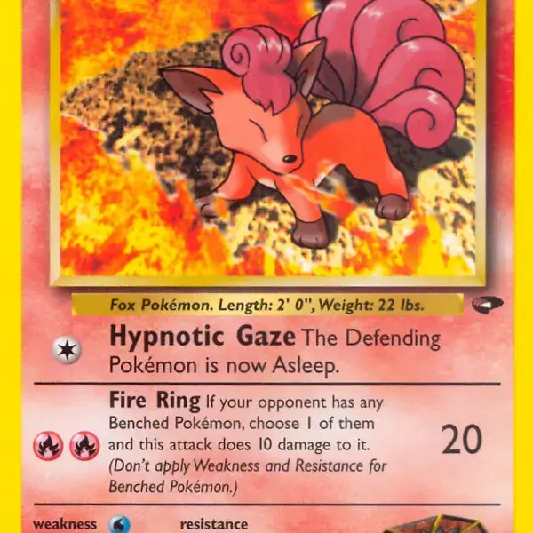 Gym Challenge - 037/132 - Brock's Vulpix (Near Mint -)