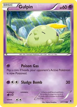 XY Phantom Forces - 037/119 - Gulpin