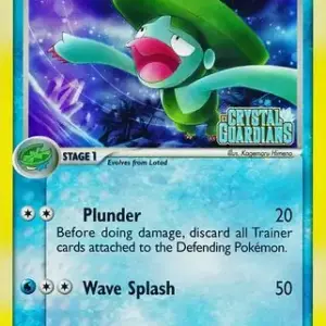 EX Crystal Guardians - 037/100 - Lombre - Reverse Holo (Lightly Played)