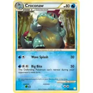 HeartGold & SoulSilver - 038/123 - Croconaw (Lightly Played)