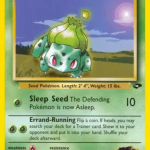 Gym Challenge - 039/132 - Erika's Bulbasaur (Lightly Played)
