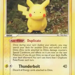 EX Delta Species - 39/113 - Ditto (Pikachu) - Reverse Holo (Moderately Played)