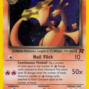 Team Rocket - 04/82 - Dark Charizard - Holo (Damaged)