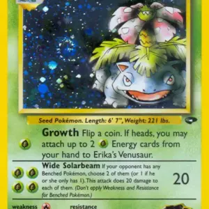 Gym Challenge - 004/132 - Erika's Venusaur - Holo (Lightly Played)