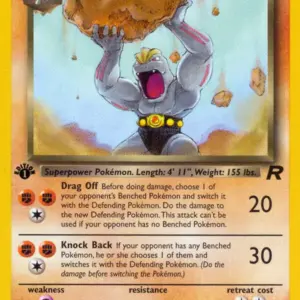 Team Rocket - 40/82 - Dark Machoke - 1st Edition