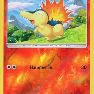 Lost Thunder - 040/214 - Cyndaquil - Reverse Holo