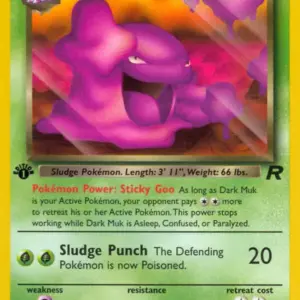 Team Rocket - 41/82 - Dark Muk - 1st Edition