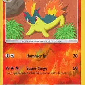 Lost Thunder - 041/214 - Quilava - Reverse Holo