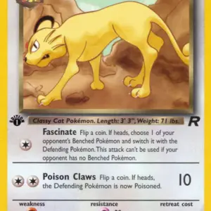 Team Rocket - 42/82 - Dark Persian - 1st Edition