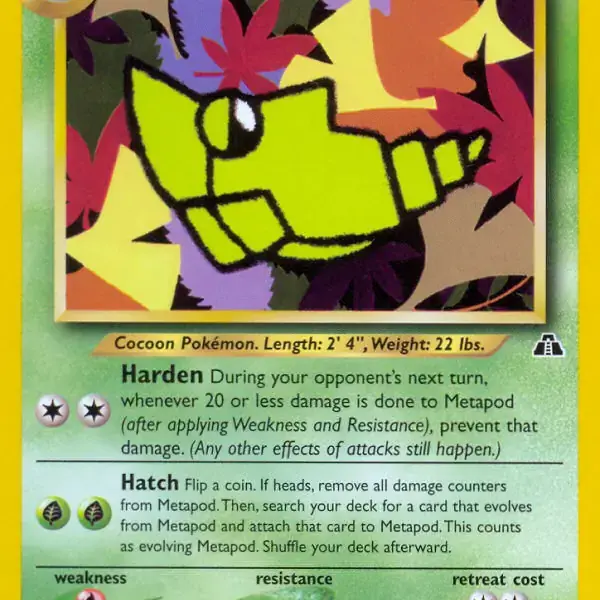 Neo Discovery - 42/75 - Metapod (Lightly Played)