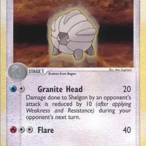 EX Dragon - 42/97 - Shelgon - Reverse Holo (Lightly Played)