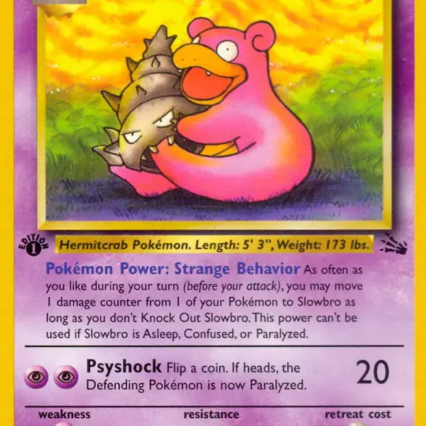 Fossil - 43/62 - Slowbro - 1st Edition