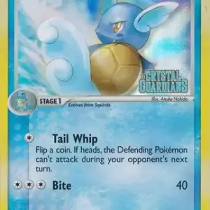 EX Crystal Guardians - 043/100 - Wartortle - Reverse Holo (Lightly Played)