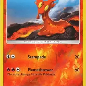 Lost Thunder - 043/214 - Slugma - Reverse Holo