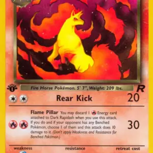 Team Rocket - 44/82 - Dark Rapidash - 1st Edition