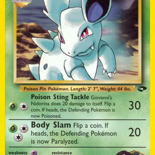 Gym Challenge - 044/132 - Giovanni's Nidorina