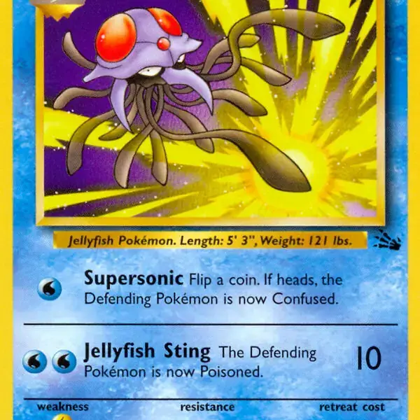 Fossil - 44/62 - Tentacruel (Lightly Played)