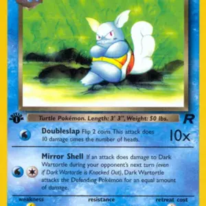 Team Rocket - 46/82 - Dark Wartortle - 1st Edition