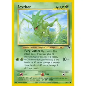 Neo Discovery - 46/75 - Scyther (Damaged)