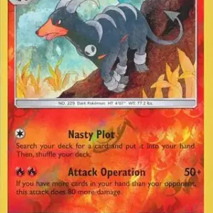 Lost Thunder - 046/214 - Houndoom - Reverse Holo