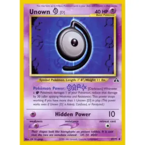 Neo Discovery - 47/75 - Unown D