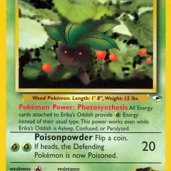 Gym Heroes - 047/132 - Erika's Oddish (lv 12)