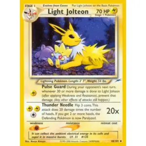 Neo Destiny - 048/105 - Light Jolteon (Lightly Played)