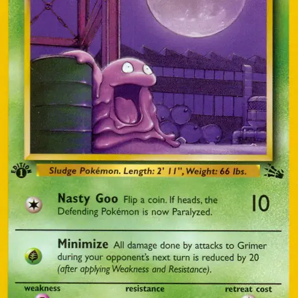 Fossil - 48/62 - Grimer - 1st Edition