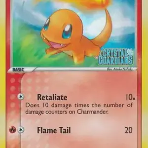 EX Crystal Guardians - 048/100 - Charmander - Reverse Holo (Lightly Played)