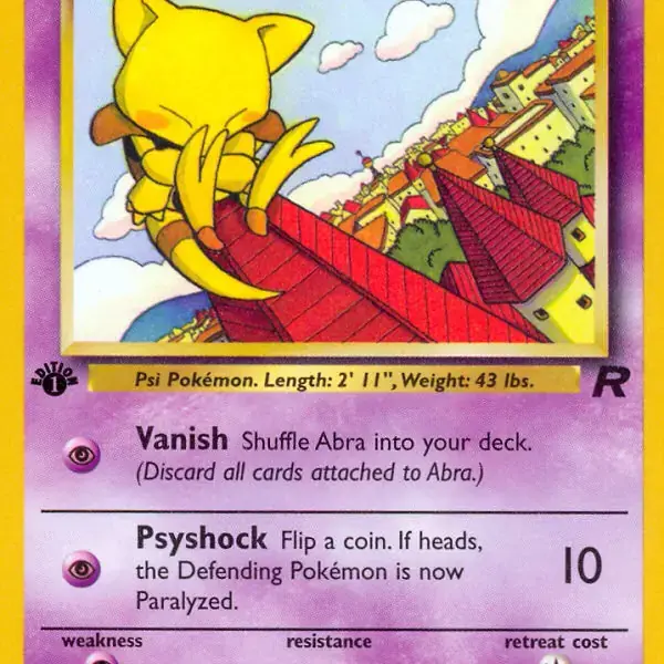 Team Rocket - 49/82 - Abra - 1st Edition