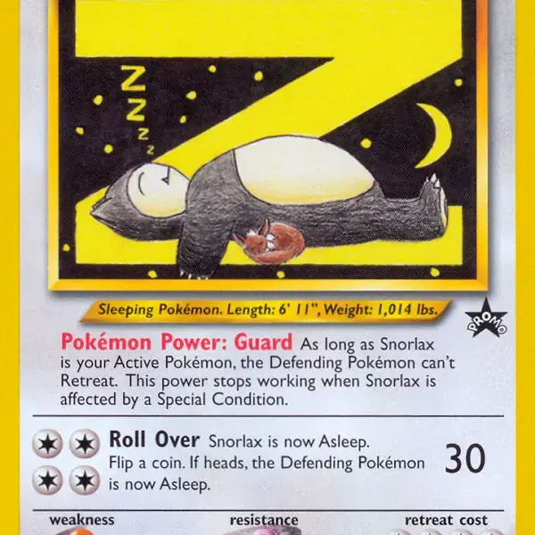Black Star Promo - WP49 - Snorlax (Lightly Played)