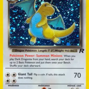 Team Rocket - 05/82 - Dark Dragonite - Holo (Damaged)