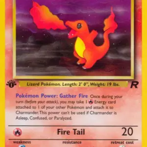 Team Rocket - 50/82 - Charmander - 1st Edition