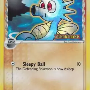 EX: Dragon Frontiers - 050/101 - Horsea (delta species) - Reverse Holo