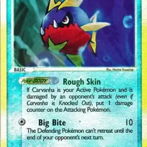 EX Ruby & Sapphire - 051/109 - Carvanha - Reverse Holo