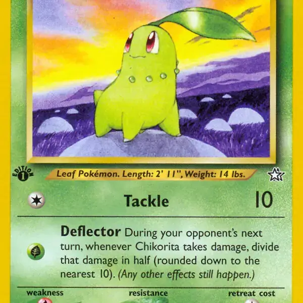 Neo Genesis - 053/111 - Chikorita lv 12 - 1st Edition