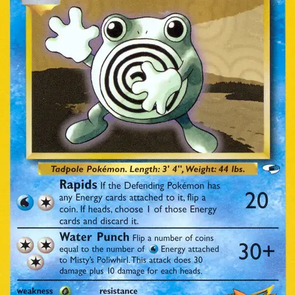 Gym Heroes - 053/132 - Misty's Poliwhirl