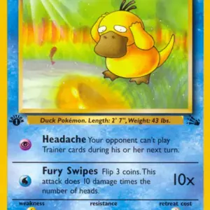 Fossil - 53/62 - Psyduck - 1st Edition