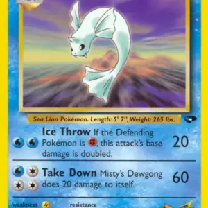 Gym Challenge - 054/132 - Misty's Dewgong (Near Mint -)