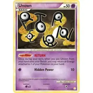 HeartGold & SoulSilver - 054/123 - Unown (Lightly Played)
