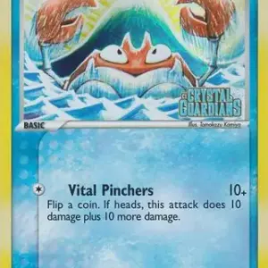 EX Crystal Guardians - 054/100 - Krabby - Reverse Holo