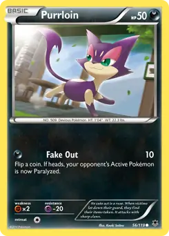 XY Phantom Forces - 056/119 - Purrloin
