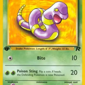 Team Rocket - 56/82 - Ekans - 1st Edition
