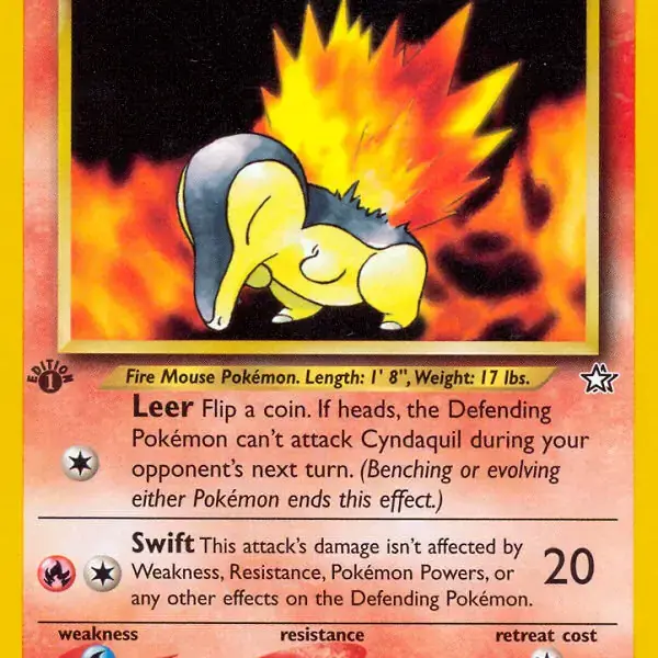 Neo Genesis - 056/111 - Cyndaquil lv 14 - 1st Edition