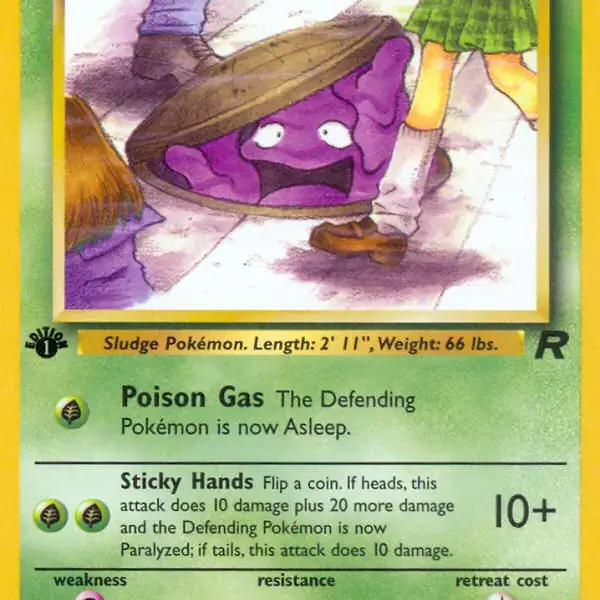 Team Rocket - 57/82 - Grimer - 1st Edition