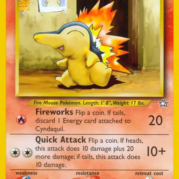 Neo Genesis - 057/111 - Cyndaquil lv 21 (Lightly Played)