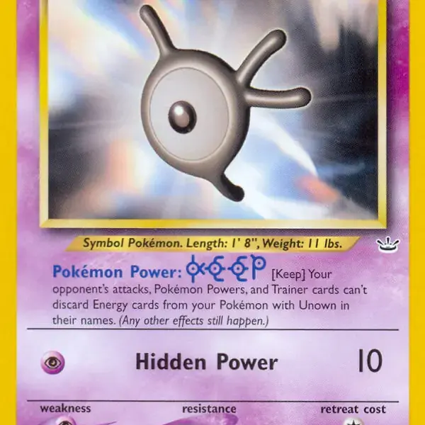 Neo Revelation - 58/64 - Unown K