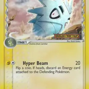 EX: Dragon Frontiers - 059/101 - Pupitar (delta species) - Reverse Holo