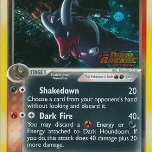 EX Team Rocket Returns - 005/109 - Dark Houndoom - Reverse Holo (Moderately Played)